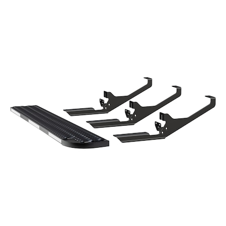 Luverne Grip Step XL 9.5" x 54" Steel Passenger Board Fleet Kit Sprinter 495154-401800-0